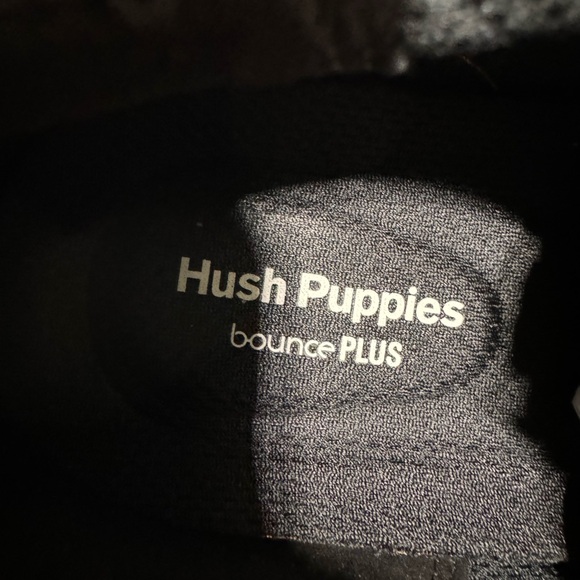 Black hush puppies tennis shoes - Picture 7 of 7
